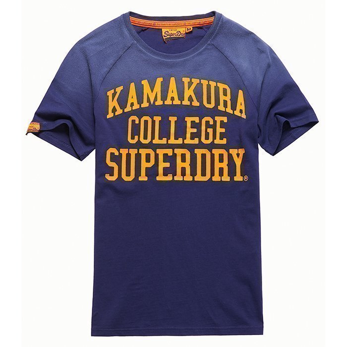 Superdry Campus Raglan Tee Navy L