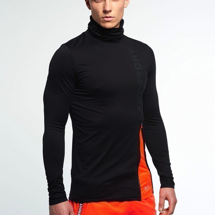 Superdry Gym Sport Runner Funnel Neck Black L