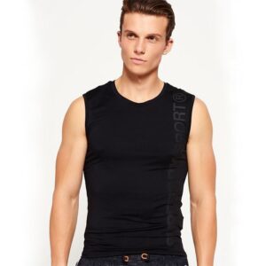 Superdry Gym Sport Runner Vest Black XL