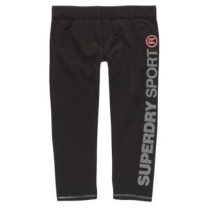 Superdry Gym Sprint Capri Black S