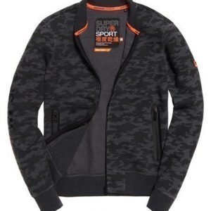 Superdry Gym Tech Bomber Black Camo L