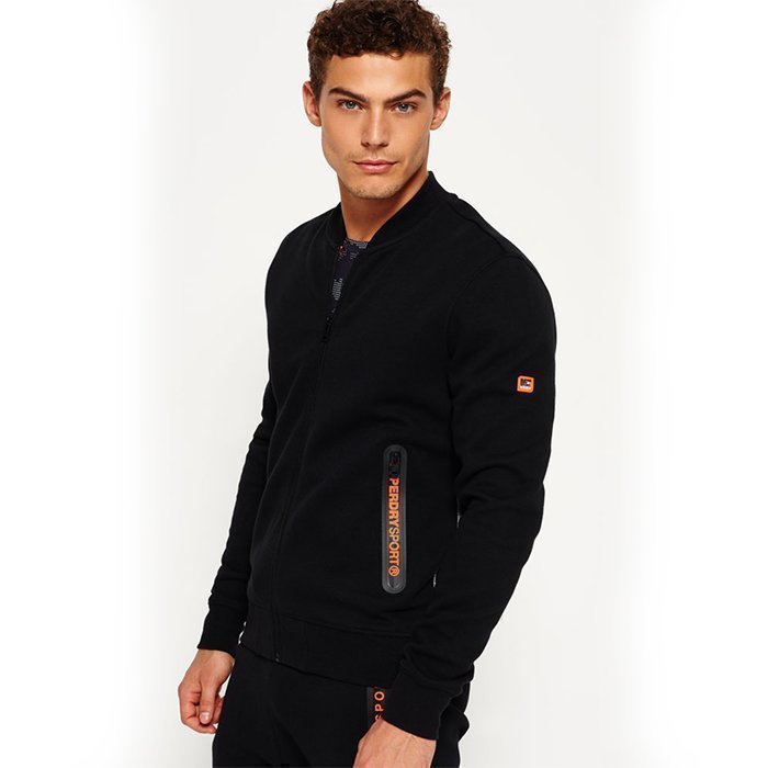 Superdry Gym Tech Bomber Black L