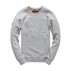 Superdry Gym Tech Embosesed Crew Grey S