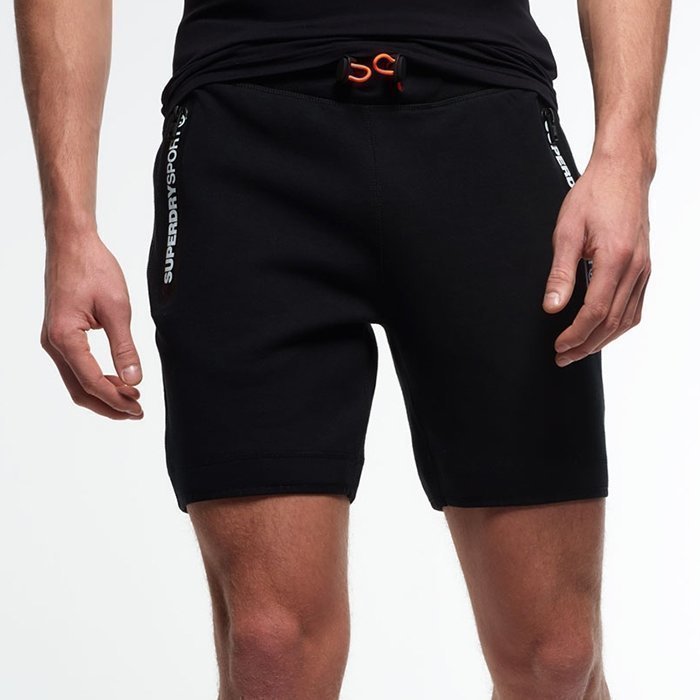Superdry Gym Tech Slim Shorts Black L