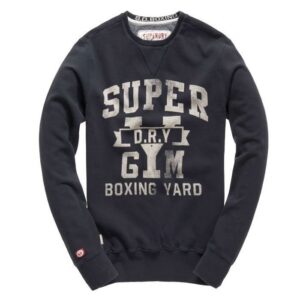 Superdry Men's Boxing Yard Crew Vintage Black