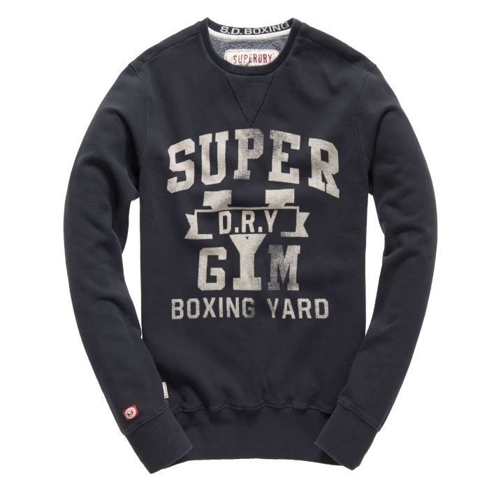 Superdry Men's Boxing Yard Crew Vintage Black L