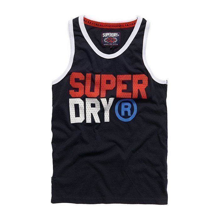 Superdry Men's Star State Vest Eclipse Navy L