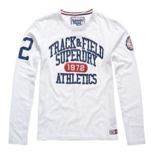 Superdry Men's Trackster Long Sleeve White L