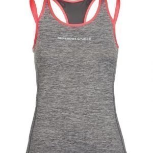 Superdry Sport Gym Duo Strap Vest Treenitoppi