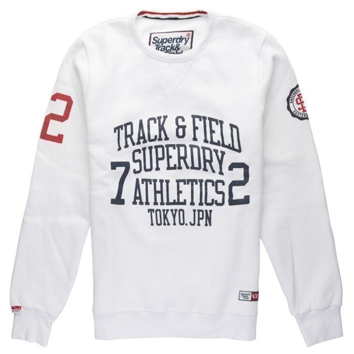 Superdry Trackster Crew Sweat Optic M