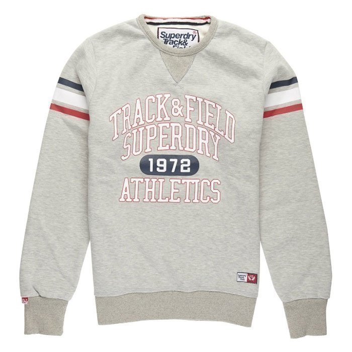 Superdry Trackster Crew Sweat Thropy Grey S