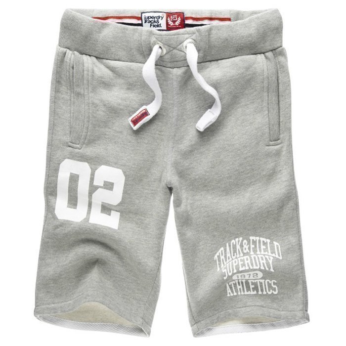 Superdry Trackster Sweat Shorts Grey Marl L