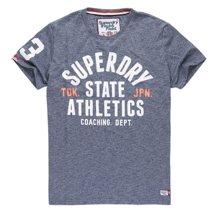 Superdry Trackster Tee Depth Blue M