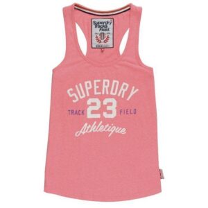 Superdry Trackster Vest Snowy Ultra Pink S