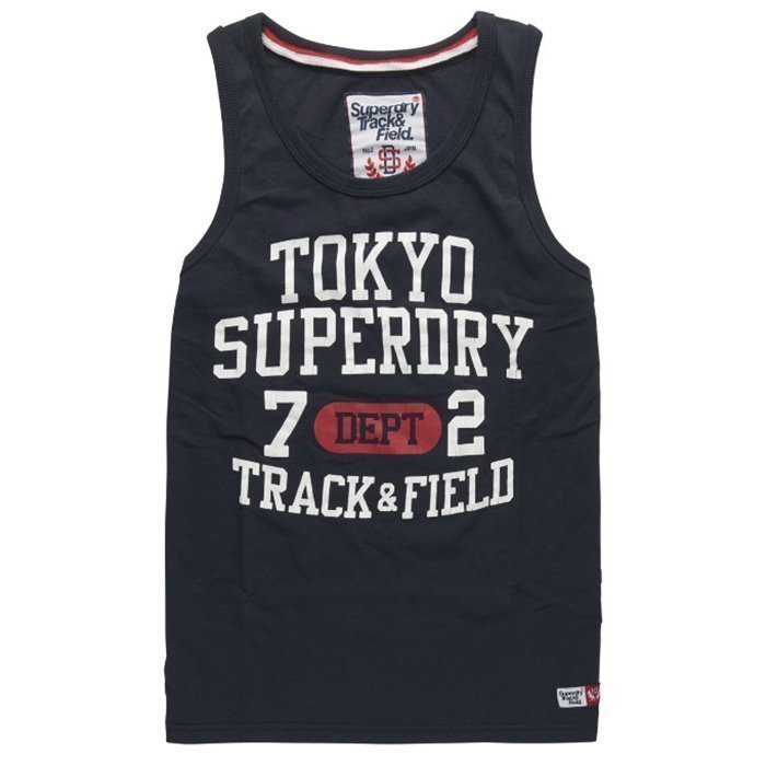 Superdry Trackster Vest Truest Navy L