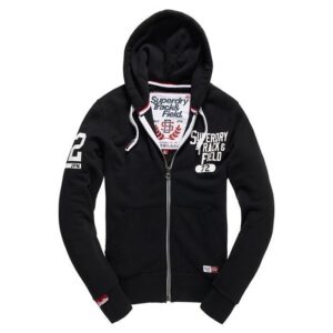 Superdry Trackster Ziphood Black XL