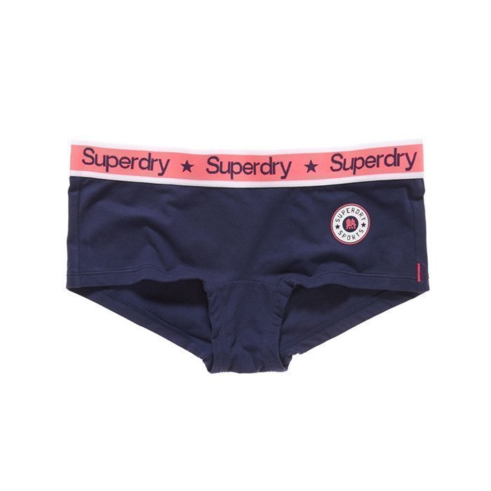 Superdry Women's Star Sport Boxer Dark Navy L