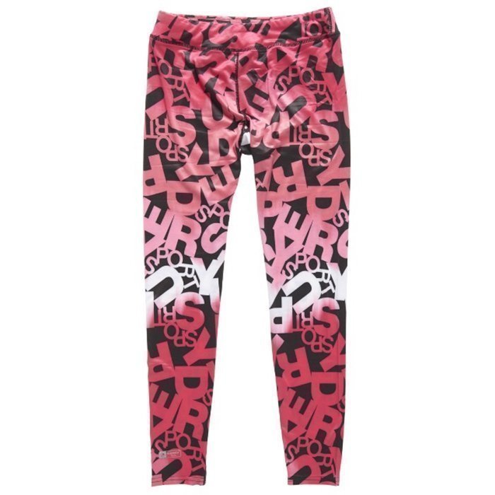 Superdry Women's Superdry Gym Logo Legging Fluro/Pink L