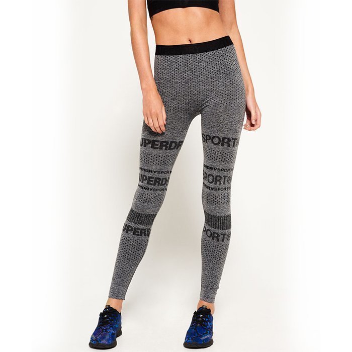 Superdry Women's Superdry Gym Seamless Legging Grey L