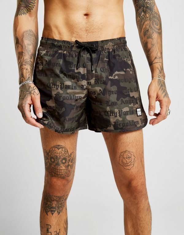 Supply & Demand Attention Swim Shorts Vihreä