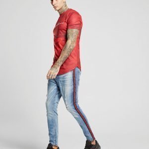 Supply & Demand Bailey Taped Skinny Jeans Sininen