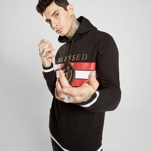 Supply & Demand Blessed Gold Foil Overhead Hoodie Musta