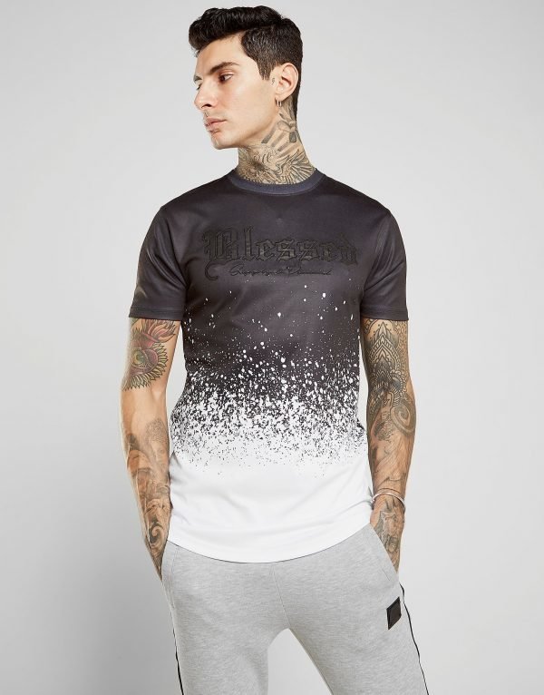 Supply & Demand Blessed Splatter T-Shirt Musta