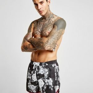 Supply & Demand Bouquet Swim Shorts Musta