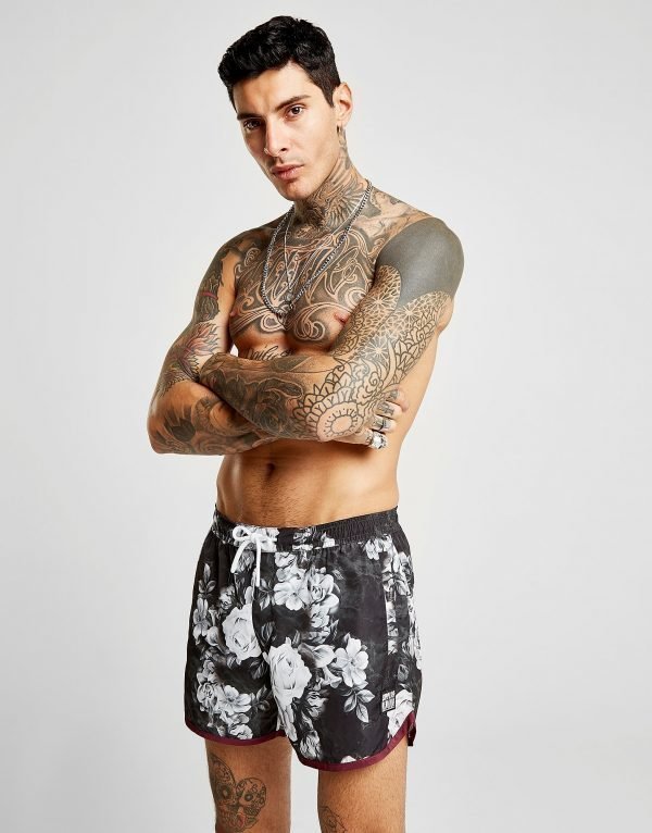 Supply & Demand Bouquet Swim Shorts Musta