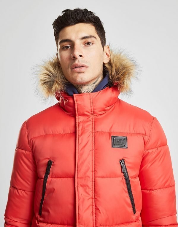 Supply & Demand Deux Parka Jacket Punainen