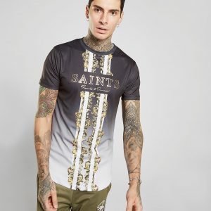 Supply & Demand Linear Baroque T-Shirt Musta