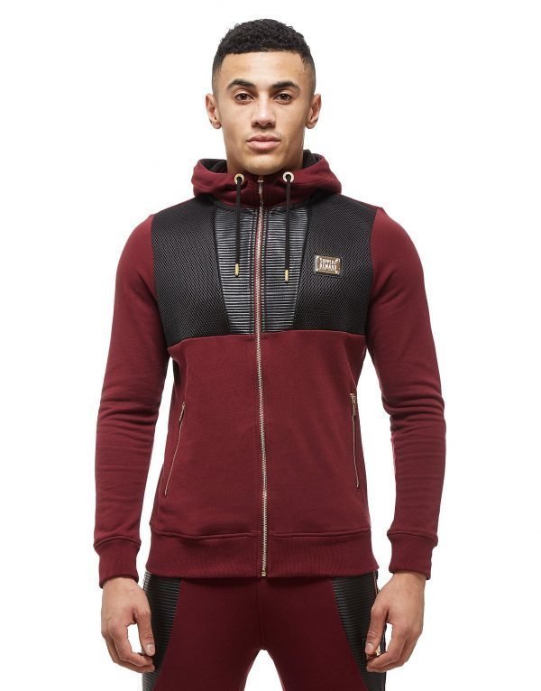 Supply & Demand Lorenzo Loop Hoodie Burgundy / Black