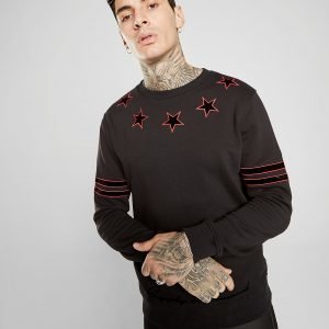 Supply & Demand Lux Crew Sweatshirt Musta