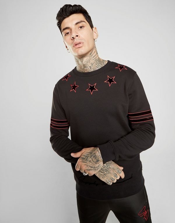 Supply & Demand Lux Crew Sweatshirt Musta