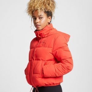 Supply & Demand Padded Boxy Puffer Takki Punainen