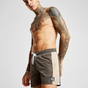 Supply & Demand Workout Swim Shorts Khaki / Brown