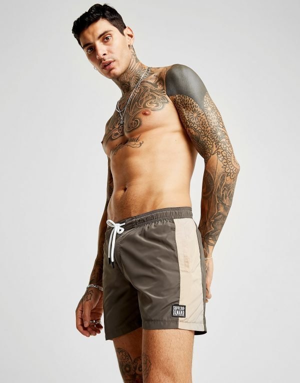 Supply & Demand Workout Swim Shorts Khaki / Brown