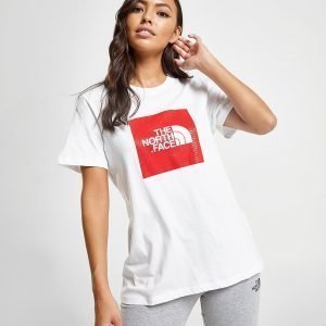 The North Face Box Logo Boyfriend T-Shirt Valkoinen