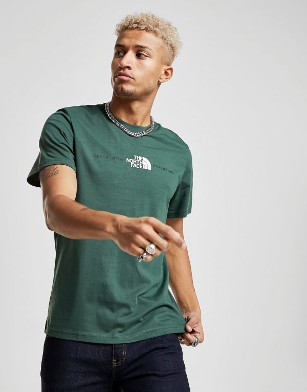 The North Face Central Logo T-Shirt Vihreä