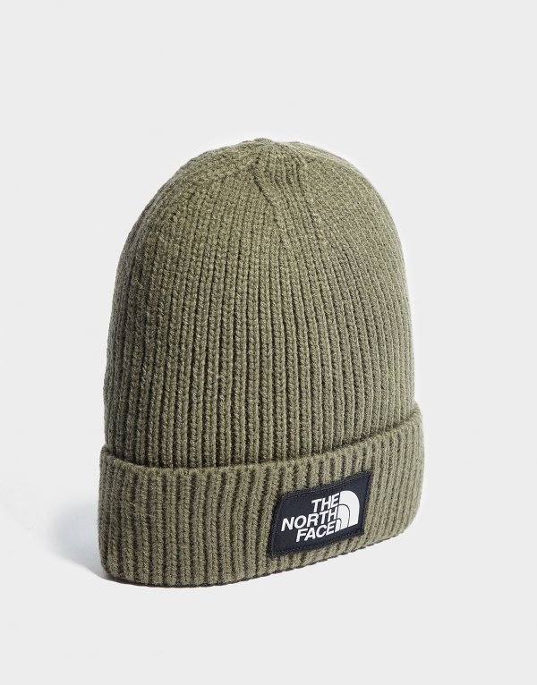 The North Face Logo Beanie Vihreä