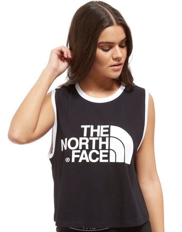 The North Face Ringer Logo Tank Top Musta