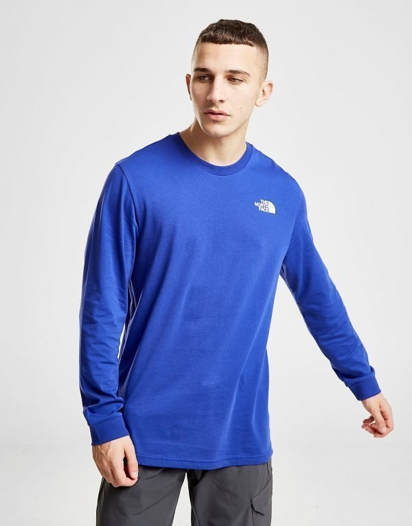 The North Face Simple Dome Long Sleeve T-Shirt Sininen