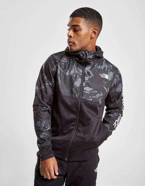 The North Face Train N Logo Full Zip Hooded Jacket Musta