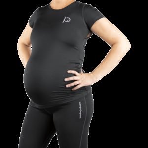 Training For Pregnant My Tee Small Logo Äitiyspaita