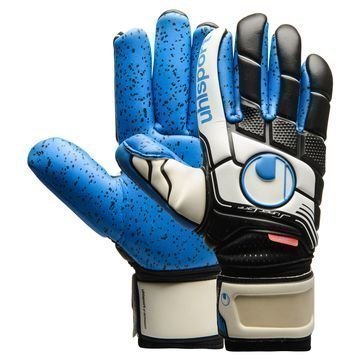 Uhlsport Maalivahdin Hanskat Fangmaschine Supergrip Fingersurround Musta/Valkoinen/Sininen LE