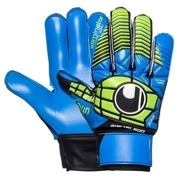 Uhlsport Maalivahdin hanskat Eliminator Starter Soft Sininen/Vihreä Lapset