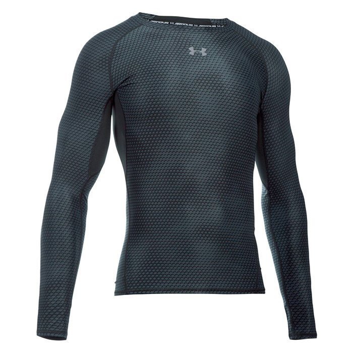 Under Armour Armour HG Longsleeve Compression Printed Black Medium