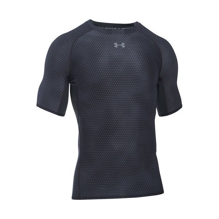 Under Armour Armour HG Printed Shortsleeve Tee Black Large