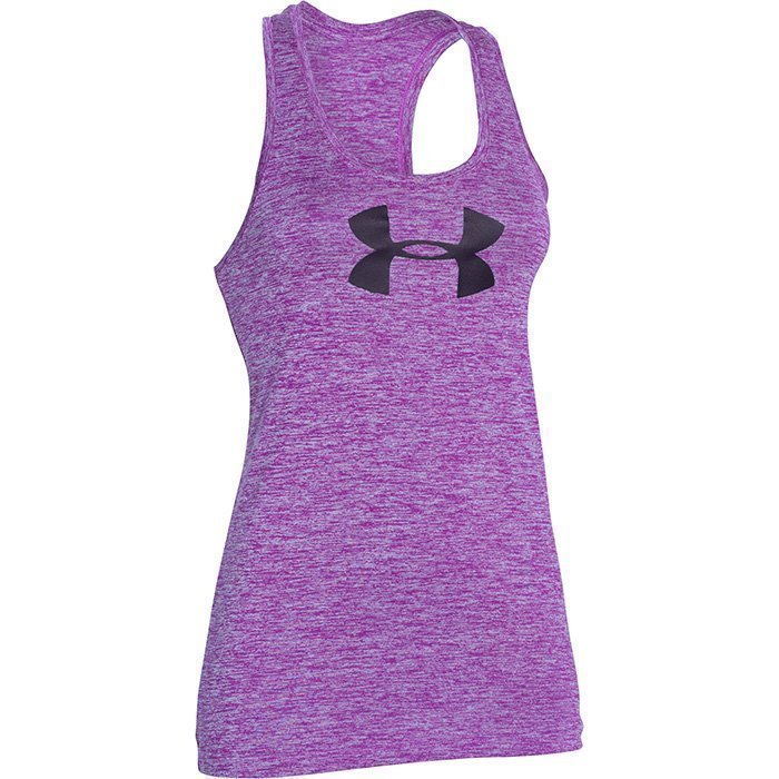 Under Armour Branded Tech Tank Mega Magenta L