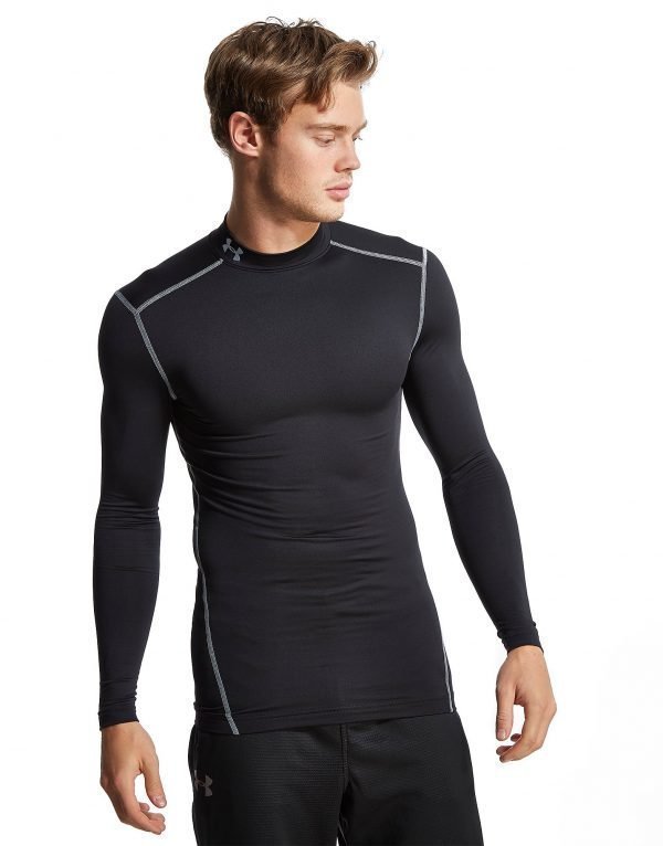 Under Armour Coldgear Armour Compression Mock Longsleeve Musta